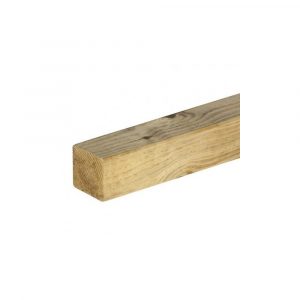 Poste anclaje madera cuadrado 7 x 7x 80 cm CATRAL