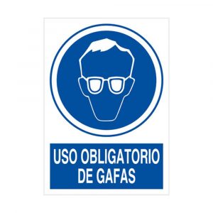 Señal Uso Obligatorio de Gafas COFAN