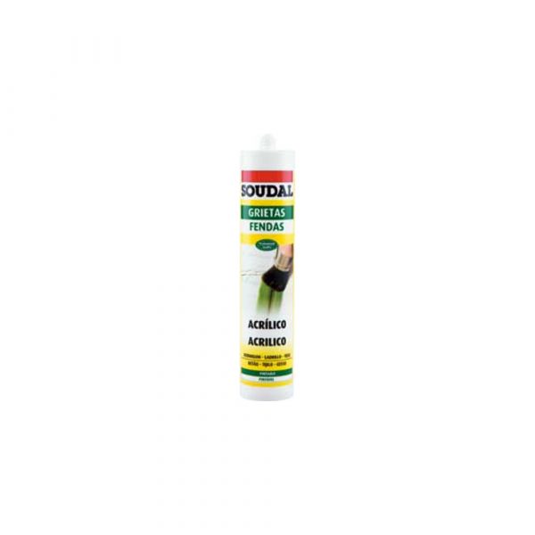 Masilla acrílica blanca 300ml SOUDAL