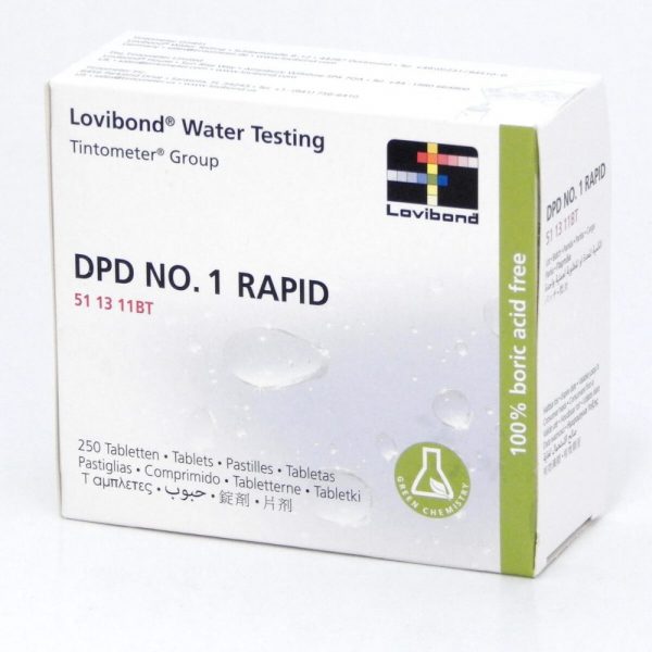 DPD N1 Rapid Pastillas Reactivas Cloro libre y Bromo Lovibond